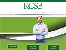 Tablet Screenshot of kcsbank.com